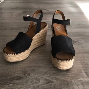 Franco Sarto platform sandals, size 6M